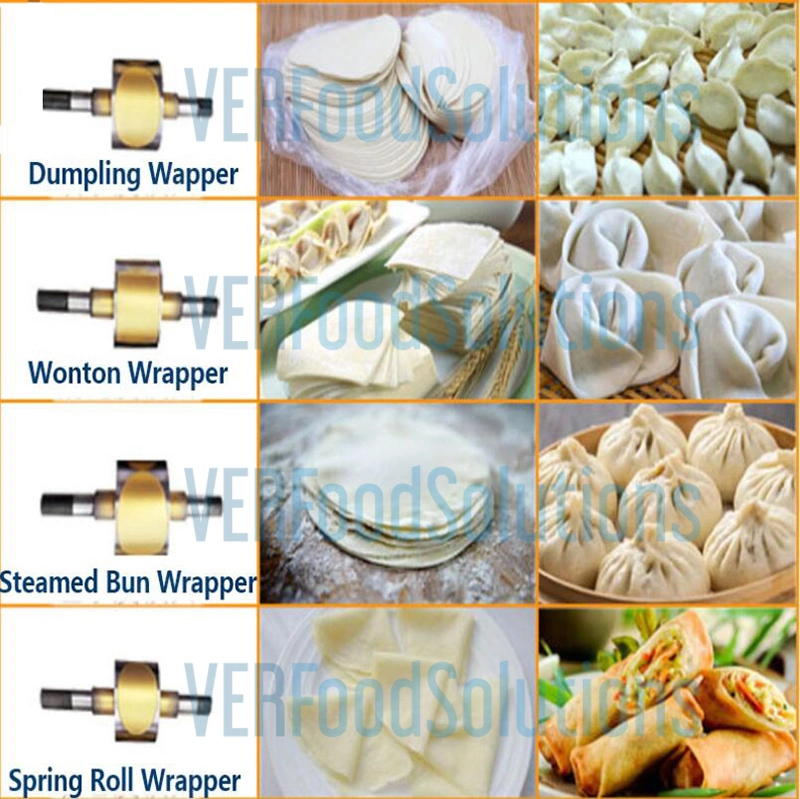 Imitation Handmade Dumpling Wrapper / Dumpling Skin Making Machine