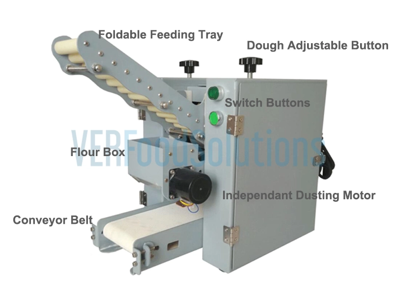 Imitation Handmade Dumpling Wrapper / Dumpling Skin Making Machine