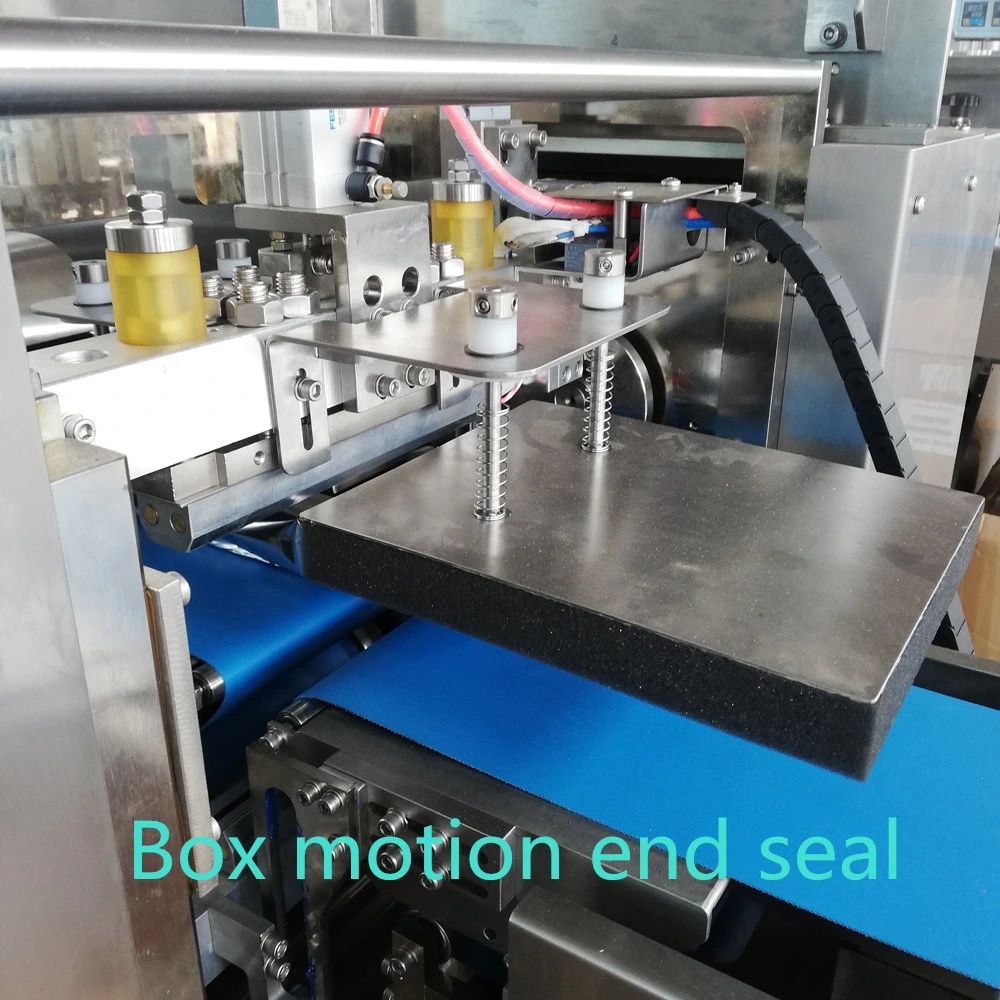 Horizontal Flow Wrapping Machine Flow Pack Food Pillow Automatic Packaging Machine for Frozen Dumpling Samosa