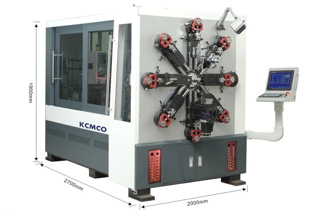 4mm 12 Axis Camless CNC Versatile Spring Rotating Forming Machine&Extension/Torsion Spring Making Machine