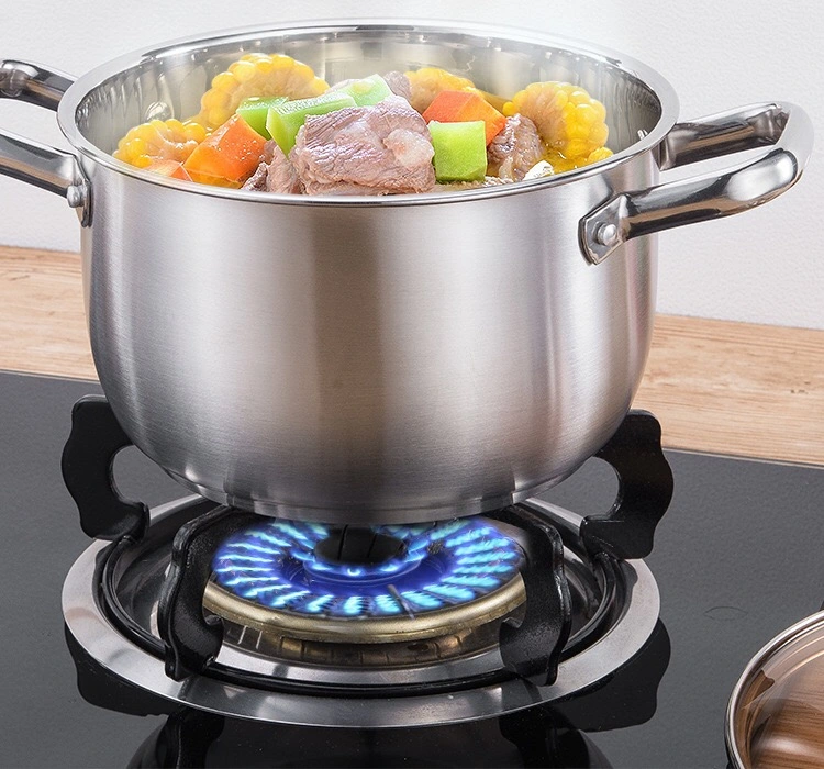 Supplier Driect Stainless Steel Soup Cooking Pot Shabu Soup Pot 6.5L Stainless Steel Soup Pot