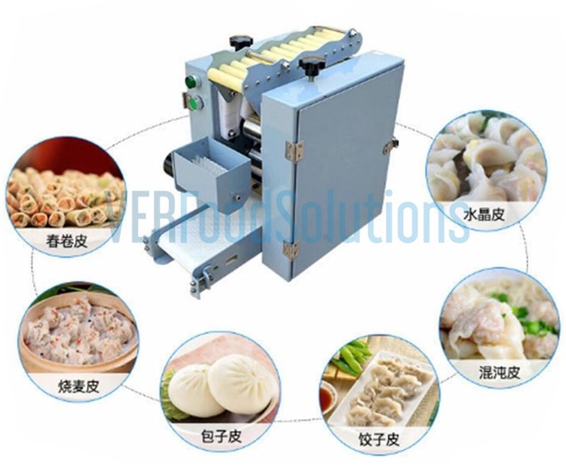 Imitation Handmade Dumpling Wrapper / Dumpling Skin Making Machine