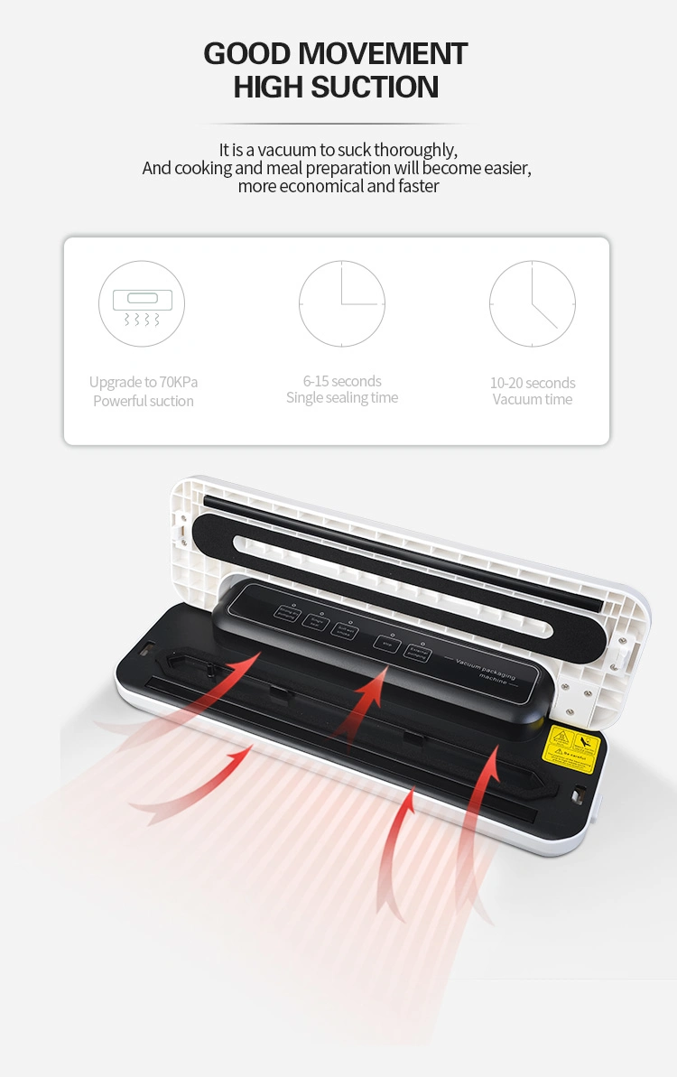 Household Portable Vacuum Packing Machine Electronic Automatic Kitchen Handheld Mini Home Vacuum Food Sealer