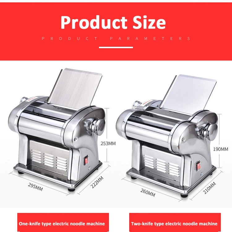 Pressing Flour Machine Home Electric Noodle Automatic Pasta Machine Stainless Steel Noodle Cutting Dumpling Skin Machine