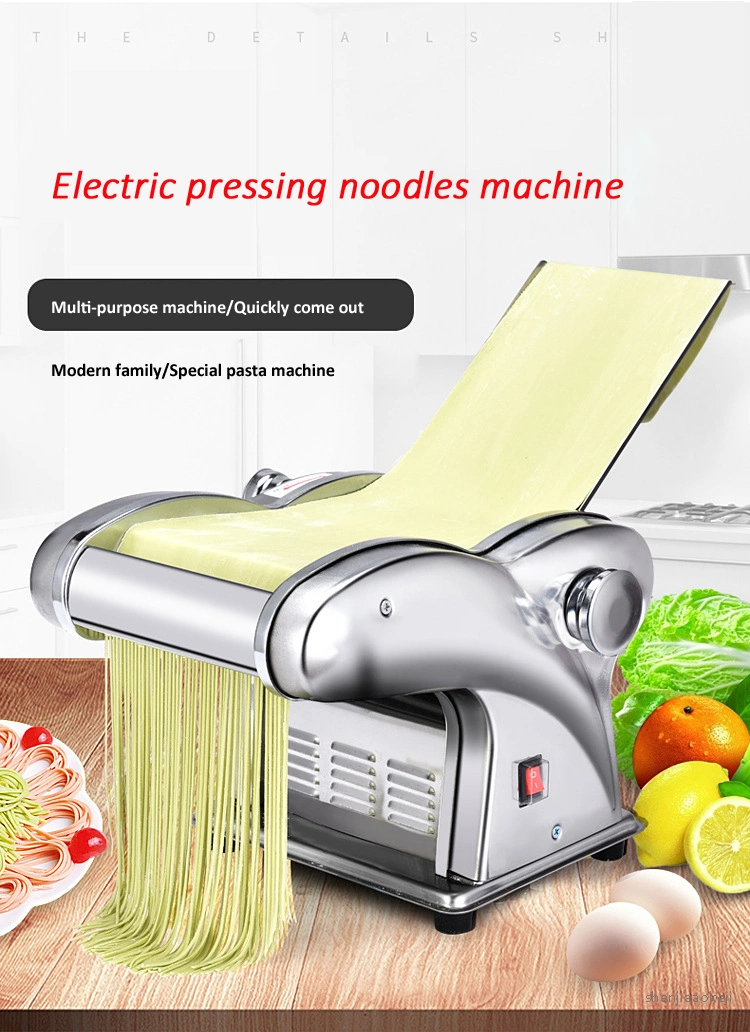 Pressing Flour Machine Home Electric Noodle Automatic Pasta Machine Stainless Steel Noodle Cutting Dumpling Skin Machine