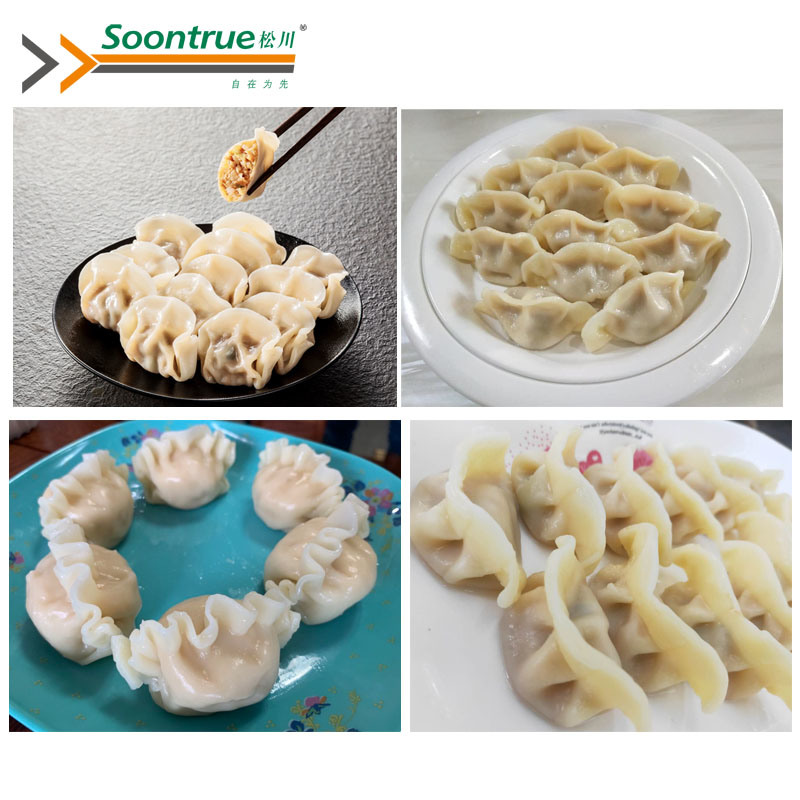 Chinese Soontrue Brand Food Machine Dumpling Making Machine for Frozen Flour Products