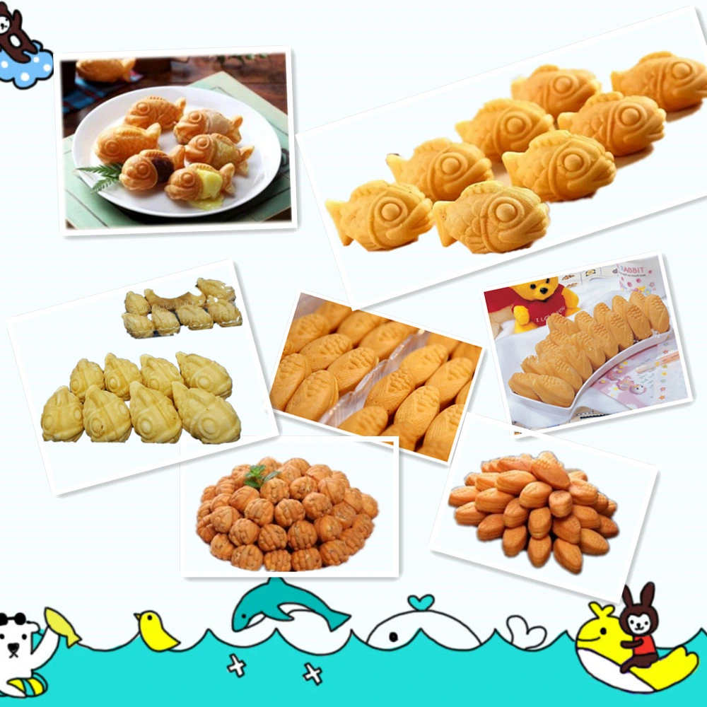 Automatic Korean Custard Manju Cake Making Machine