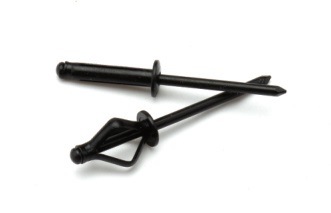Fastener/Rivet/Black Lantern Rivets/All Black/Aluminum