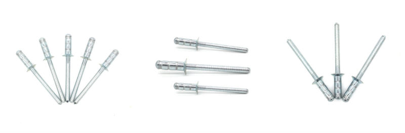 Steel Open End Hemlock Mulit Grip Blind Rivets