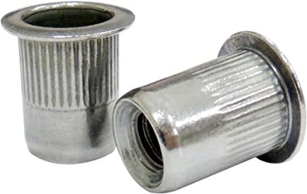 Stainless Steel Flat Head Knurled Closed End Rivet Nut