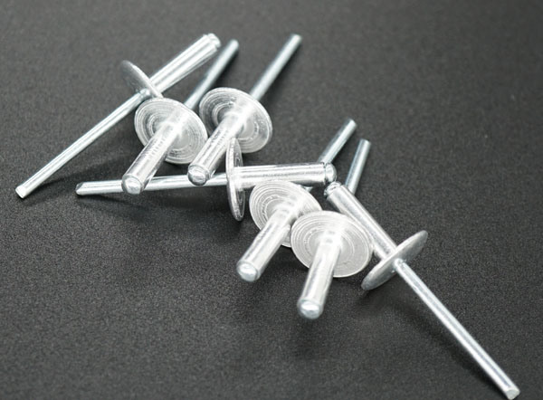 China Supplier Big Cap Aluminum Split Rivet 4.8*17mm Large Flange Aluminum Blind Rivet