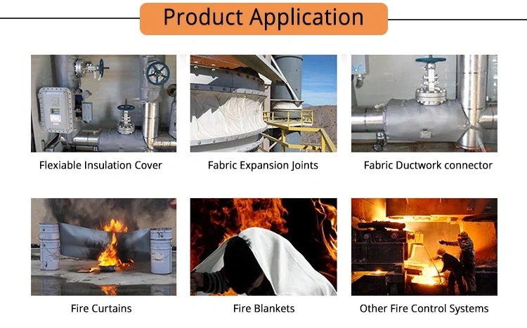 0.5mm, 0.7mm, 1.3mm, 1.4mm Fiberglass Silica Cloth