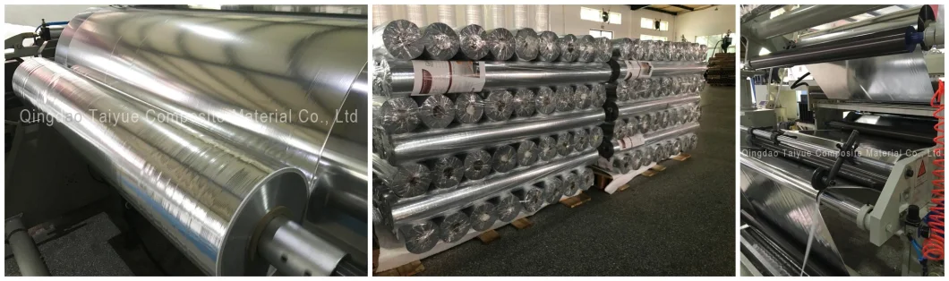 Aluminum Foil Coated Fiberglass Cloth / Fiberglass Blanket Insulation
