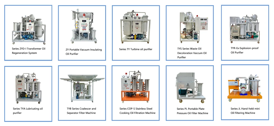 Zy Series Mobile Dielectric Oil Transformer Oil Processing Machine (ZY-20)