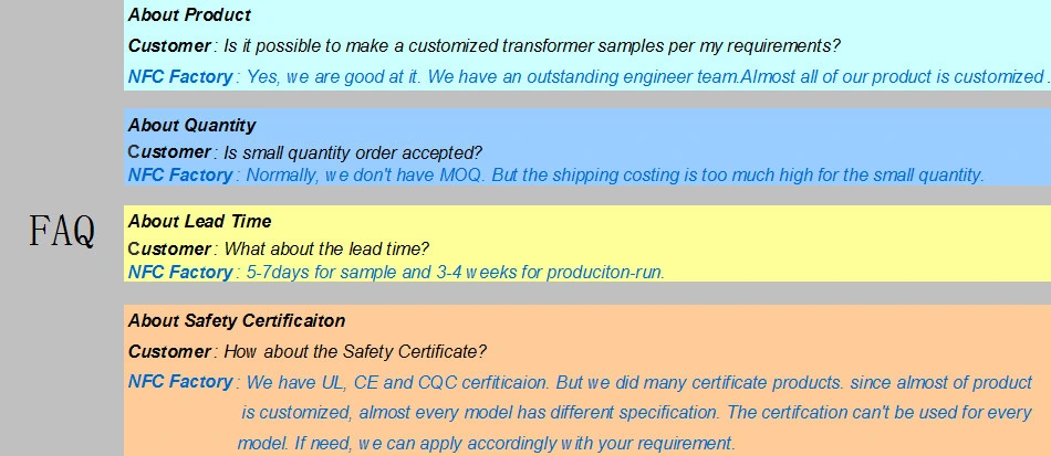 Ei Power Supply Transformer Lamination/Electric/Single Phase Transformer