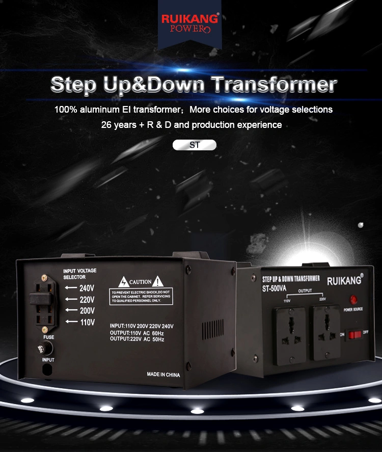 100va to 5000va Step up and Down Voltage Transformer