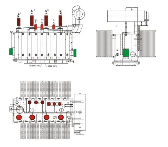 110kv Class Power Transformer Oil-Immersed Type Distribution Transformer