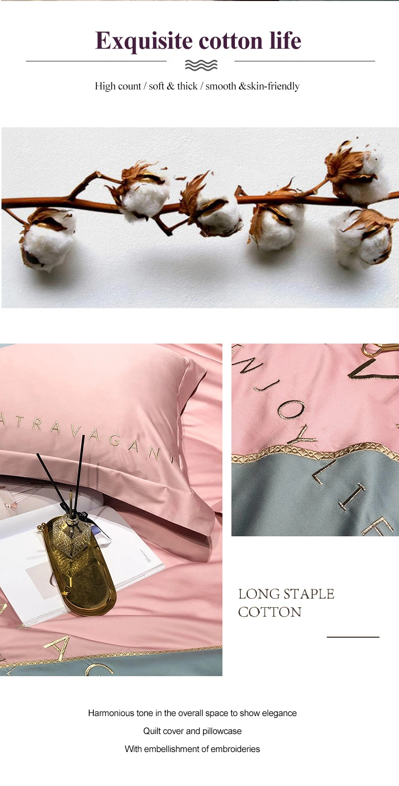 Good Quality Modern Design Bed Sheet Mix & Match Colorful Smooth 100% Silk California King Bed