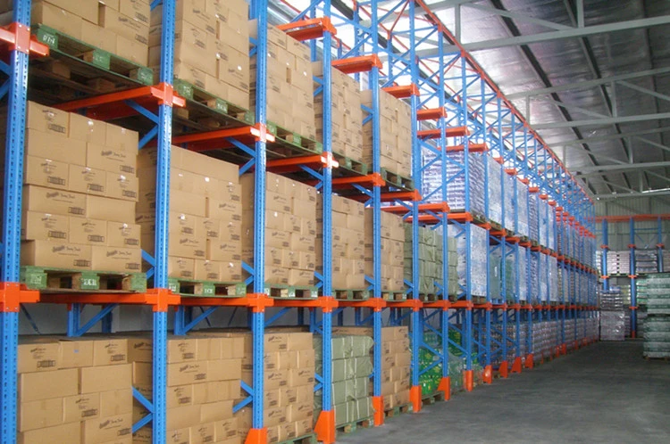 Adjustable High Density Adjustable Drive in Pallet Racking for Cold Storage