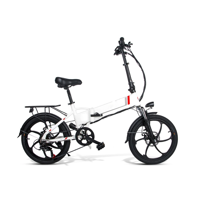 Fitness Gym Equipment Electric Folding Bike LCD Display