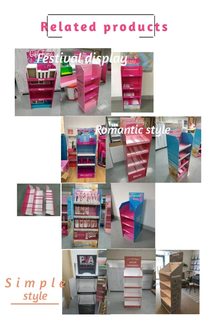 Exhibitor Customization Floorstand Folding Hexagonal Display Stand in The Corner