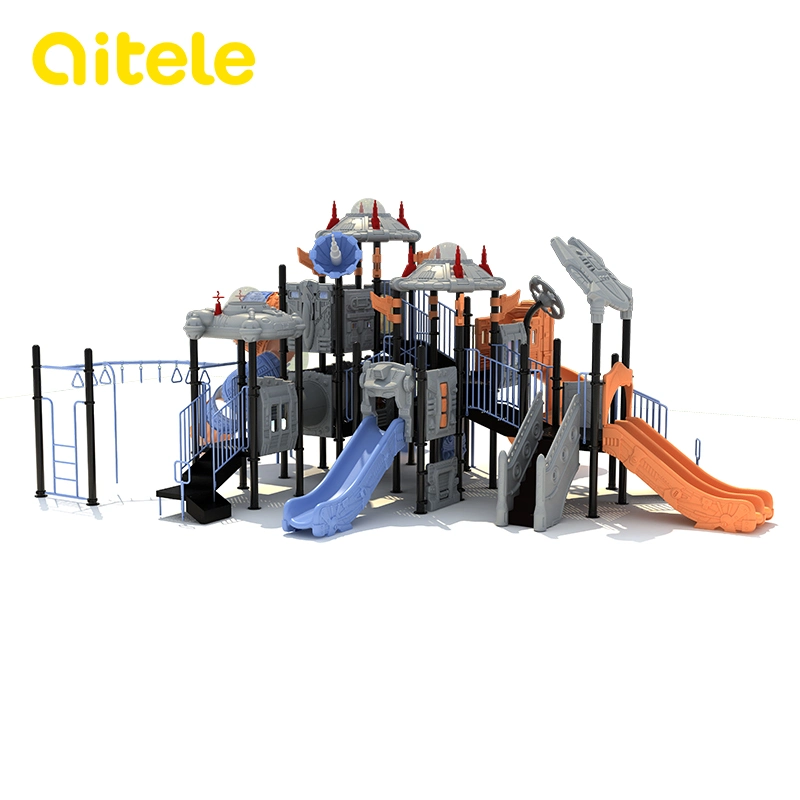 Creative Customized Interstellar Craft Kids Playground Equipment Outdoor Slide