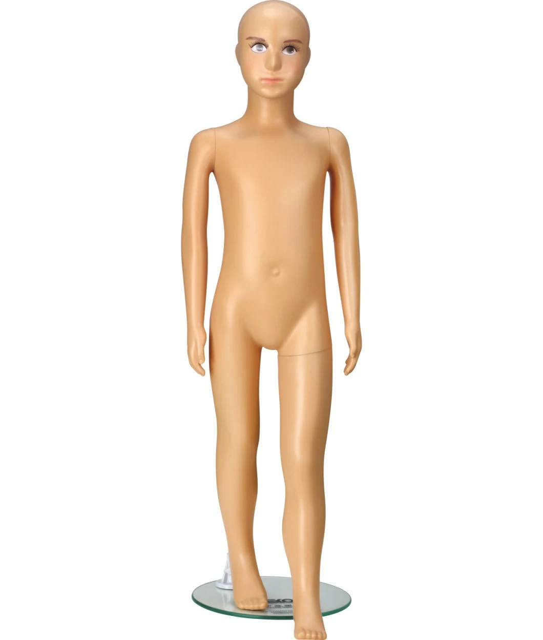 Plastic Child Size Dress Forms Flesh Tone Kid Mannequin for Sale