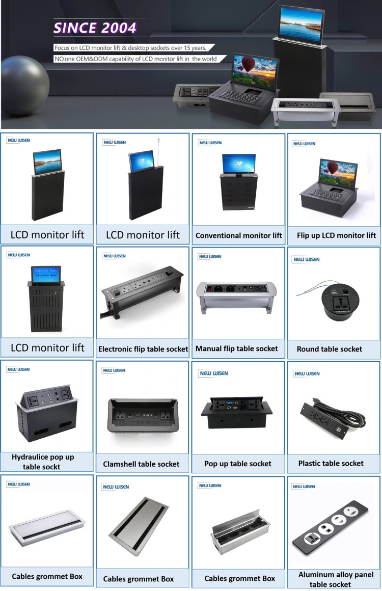 Tabletop Data Outlets Tabletop Power Conference Tabletop Socket Desktop Socket Flip up Socket