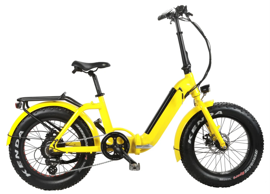 36V350W/500W Folding Electric Bicycle with LCD Display