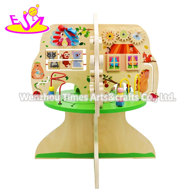 Customize Educational Wooden Play and Learn Activity Table for Kids W12D224