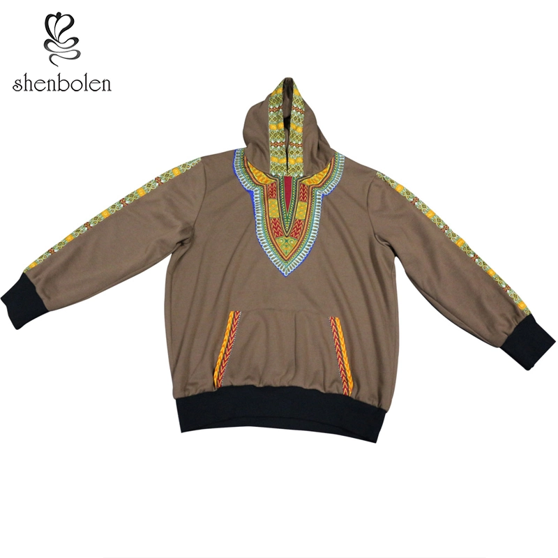 African Wax Fabric Joining Together Casual Teenager Hoodie