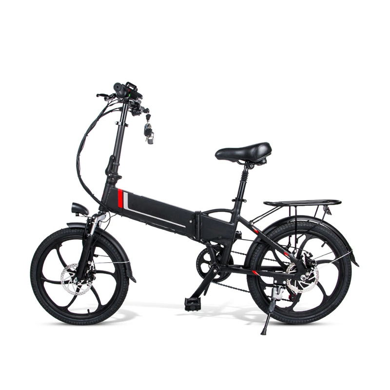 Fitness Gym Equipment Electric Folding Bike LCD Display