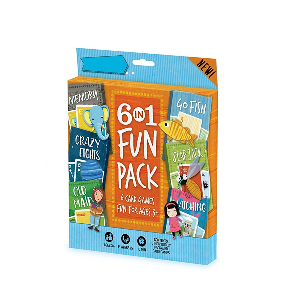 Kid's Card Game 6 in 1 Packaged Memory Card Set Fun for Ages 3+