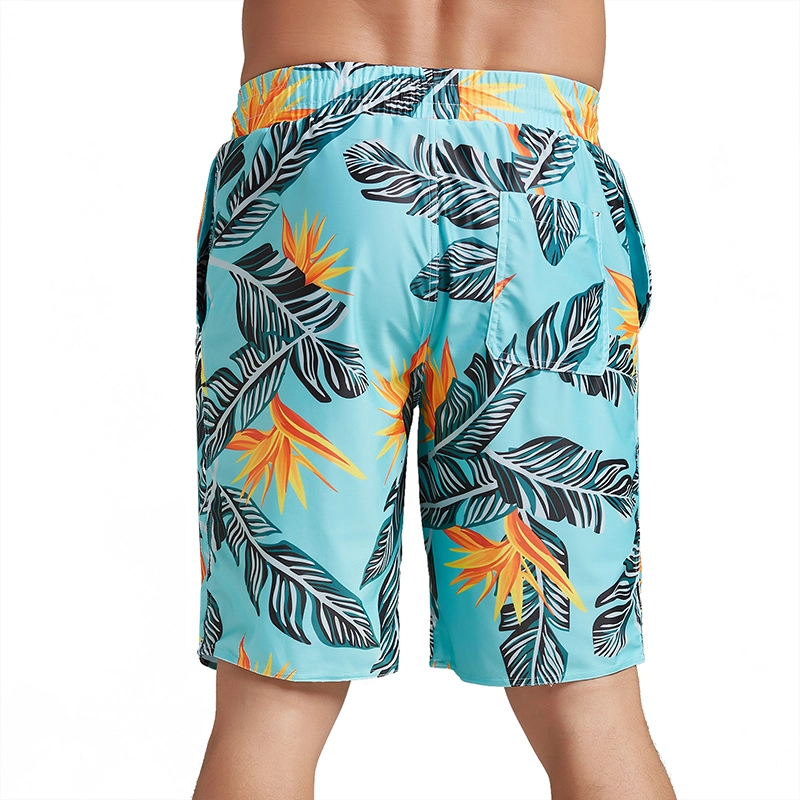 Men's Printed Swimming Surf Board Shorts Quick Dry Beach Shorts