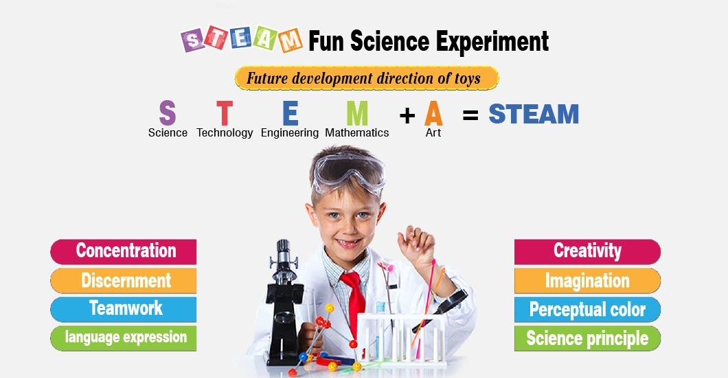 Kids Science Kit Activity Play Set Childrens Experiments Toys