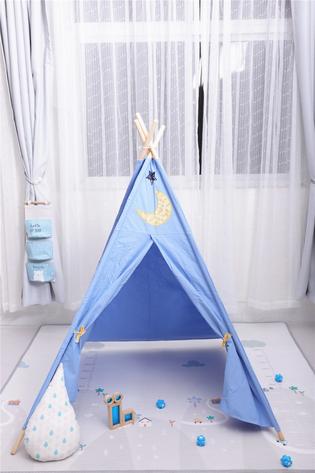 Girls and Boys Large a Frame Kids Discovery Canvas Teepee Children Play Tent