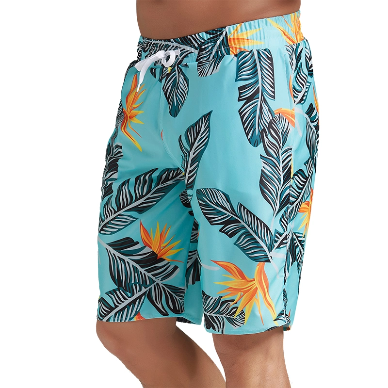 Men's Printed Swimming Surf Board Shorts Quick Dry Beach Shorts