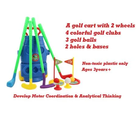 Factory Wholesale Kid's Outdoor Golf Toy Set