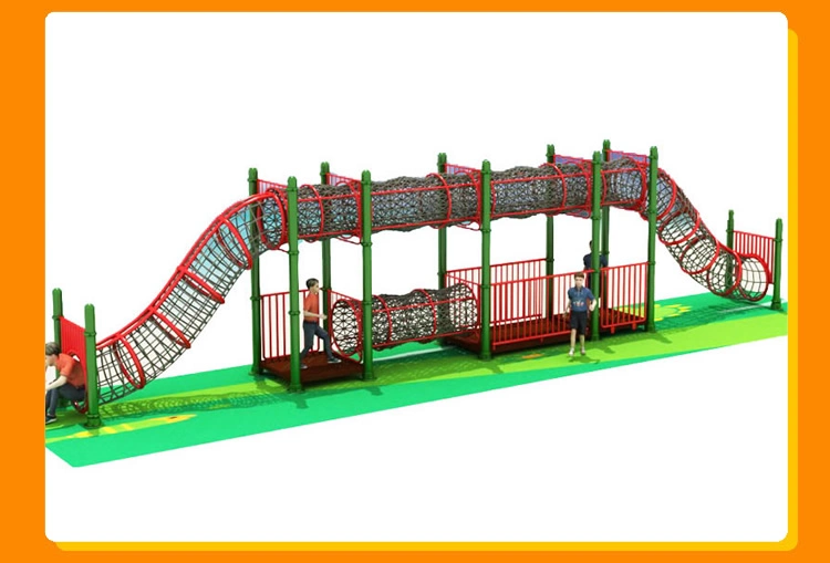 China Outdoor Jungle Gym Fitness Climbing Rope Bridge for Kids Activity and Play Suppliers