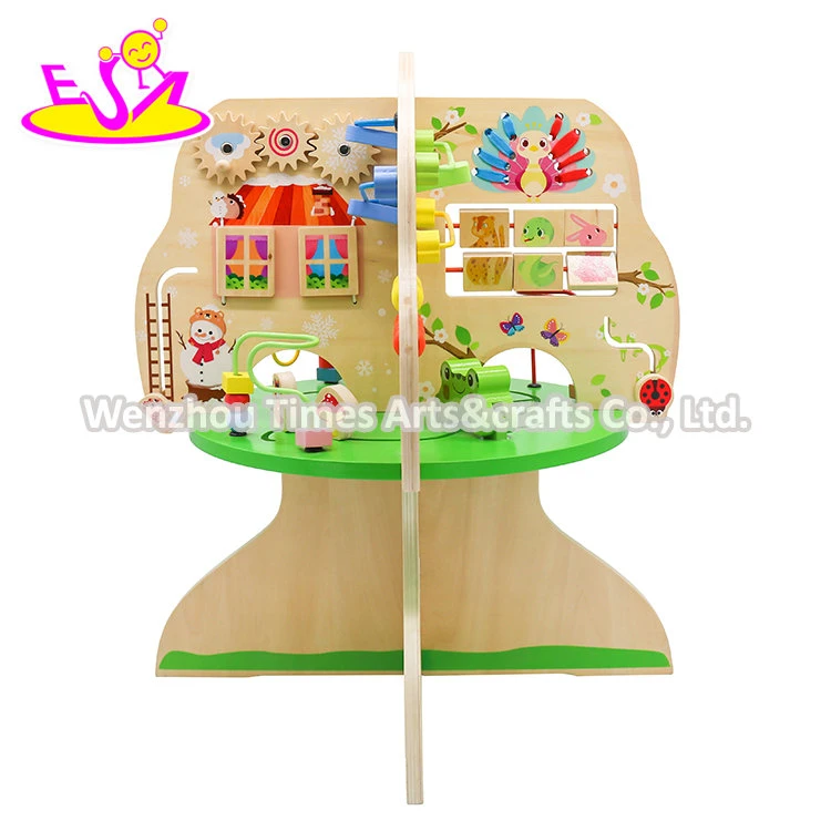 Customize Educational Wooden Play and Learn Activity Table for Kids W12D224