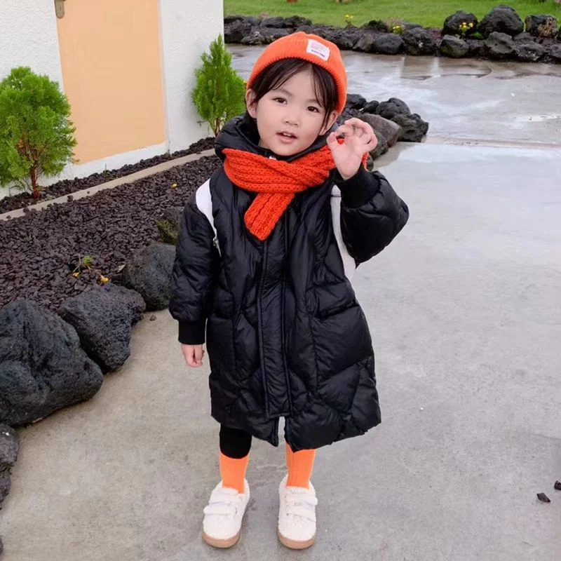 Children Wear, Kids Wear, Girl Clothes, Children Clothes, Children Clothing. Winter Girls' New Style, 95% Down, Fashionable Children's Down Jacket