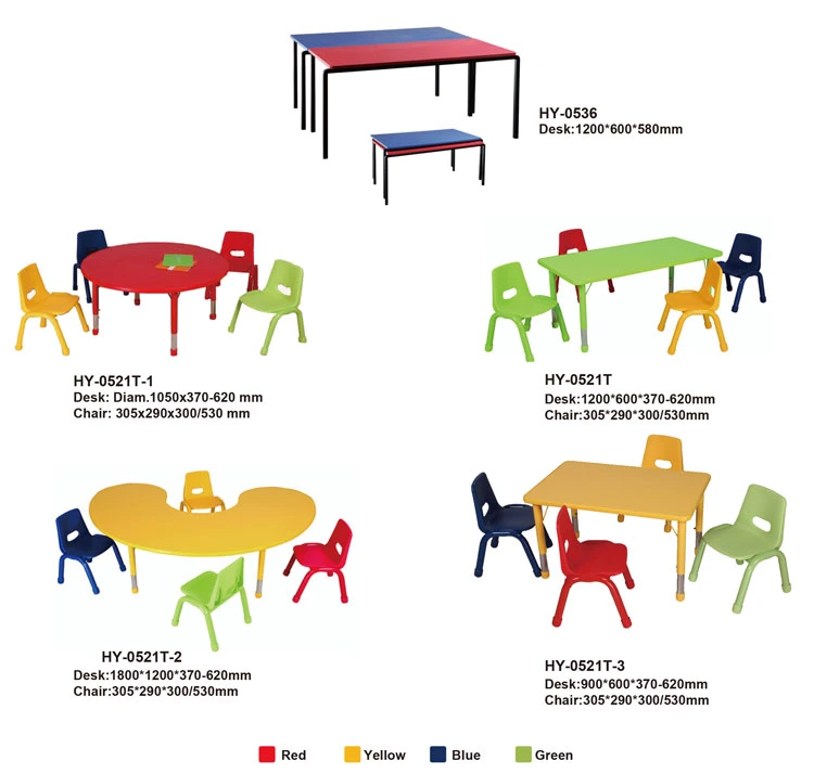 Kids Party Kindergarten Furniture Children Desk and Chair