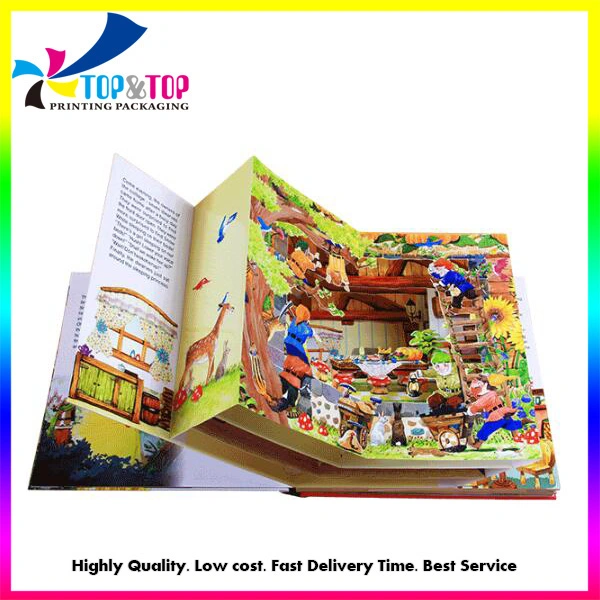 OEM Custom Kid Children Cardboard Learning Picture Board Book