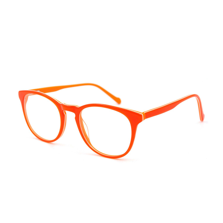 2019 New Light Color Acetate Prescription Glasses Computer Glasses Optical Frame for Young Teenager