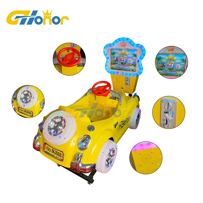 Children's Swing Car Children's Simulator Racing Indoor Children's Game Machine Children's Arcade Game Machine Children's Coin Operated Electronic Game Machine