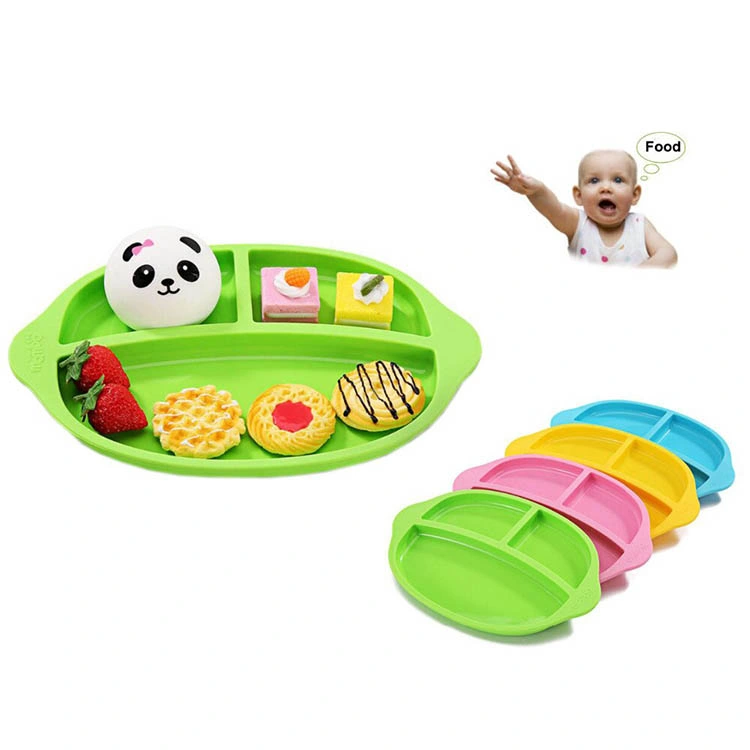 Silicone Plate Kids Placemat Baby Bowl Childrens Plate Set