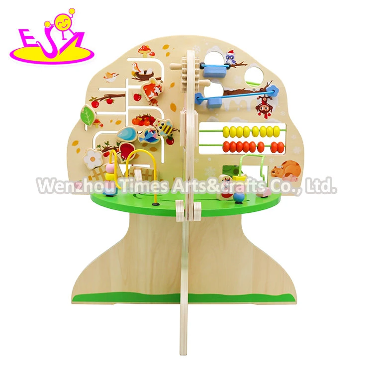 Customize Educational Wooden Play and Learn Activity Table for Kids W12D224