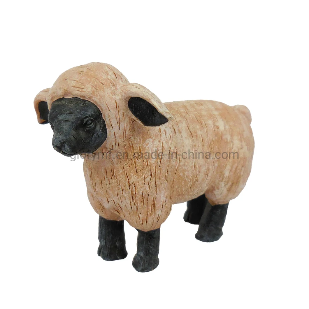 Animal Pig Craft Model Resin Action Figure Toys for Kids