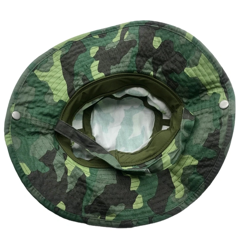 Custom Teenager Camouflage Bucket Hat Baby Toddler Kids Boys Breathable Summer Sun Protection Bucket Hat