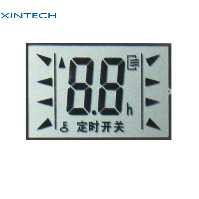 Customized Tn LCD Display 7 Segment Negative Graphic Display Screen 8 Digit Transparent LCD Display Panel